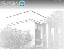 Tablet Screenshot of doratex.it